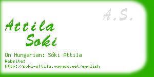 attila soki business card