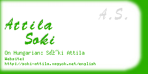 attila soki business card